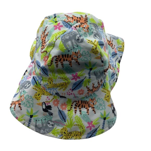 The Original Flap Happy San Diego Zoo Animal Wildlife Alliance Kid Sun Hat Large - Picture 4 of 6